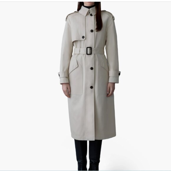 Mackage Akili Water Repellent Trench Coat - Picture 2 of 13